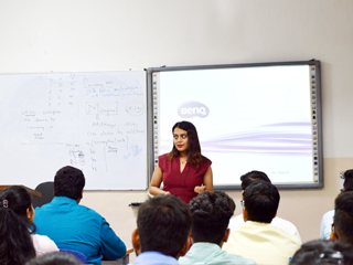 JIMS Rohini organised Guest Lecture on Entrepreneurship by Ms. Divvya Guptaa