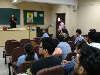 Guest Lecture by Mr. John Sarkar, Special correspondent, Times of India at JIMS Rohini Delhi