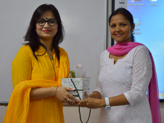 JIMS Rohini organised Guest lecture on How positivity effects communication