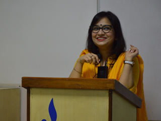 JIMS Rohini organised Guest lecture on How positivity effects communication
