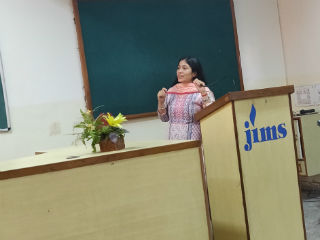 JIMS Rohini organised a guest lecture on Customer Engagement in a Networked Society
