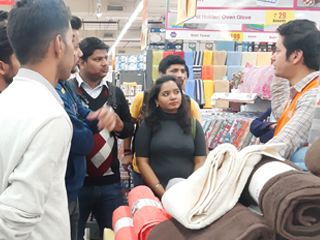 JIMS Rohini Organised a store visit to More Mega Store - Moments Mall, Kirti Nagar for PGDM-RM Students