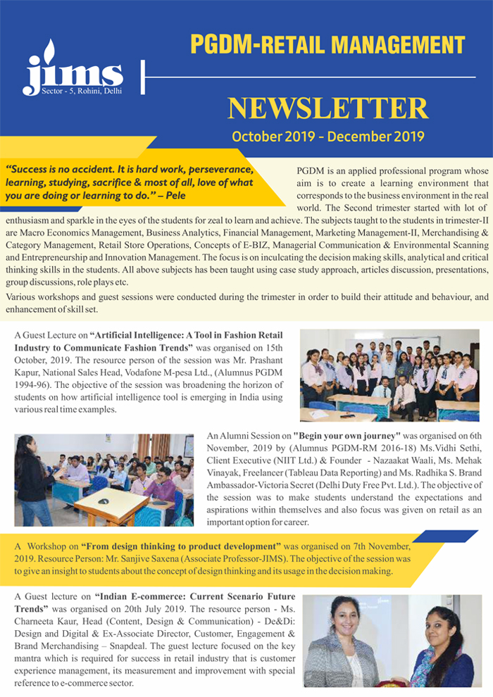 Retail e-Newsletter [Oct-Dec, 2019]