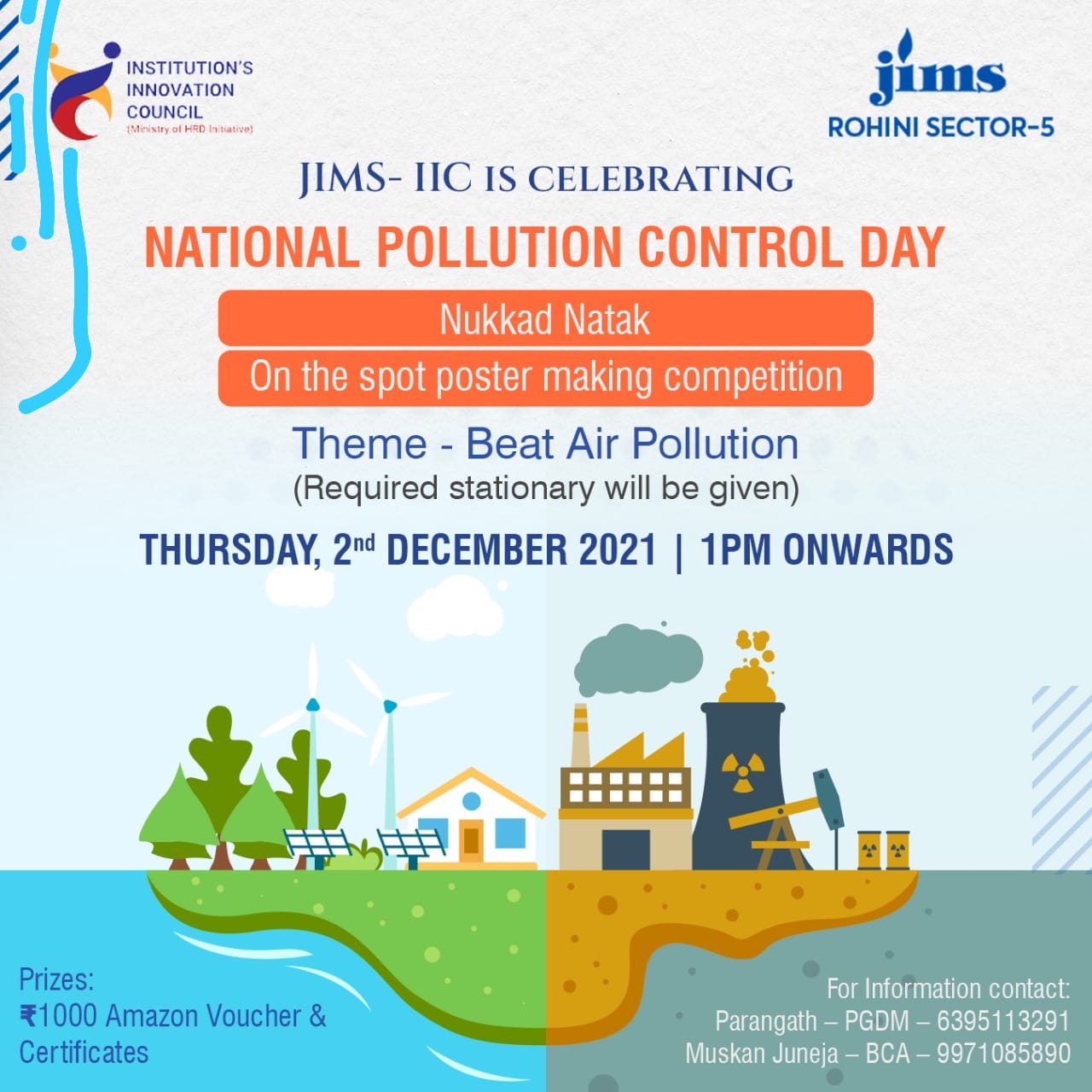 JIMS Rohini National Polution day