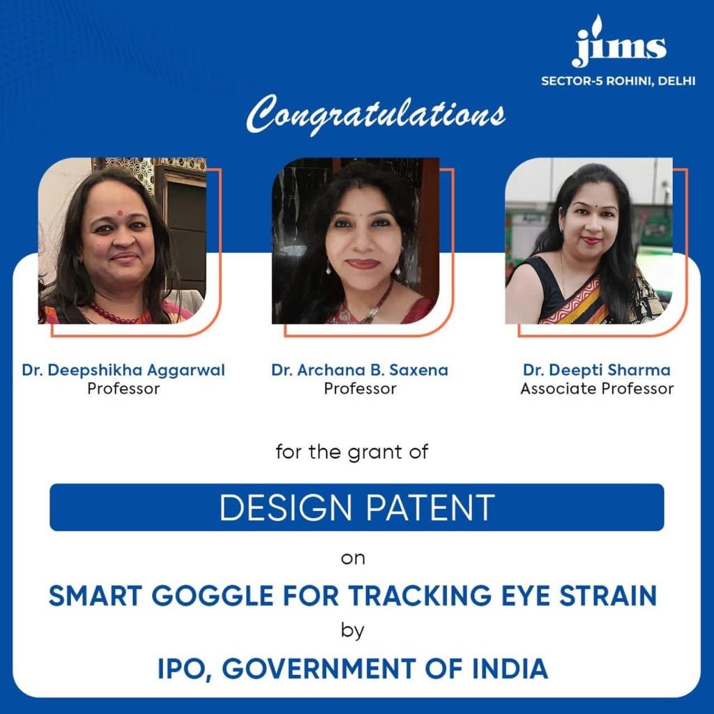 Design Patent JIMS Rohini