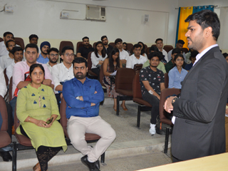 Alumni Interaction on Placement Aspects by Mr. Abhimanyu Shandilya