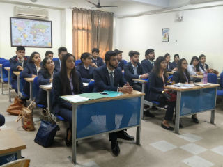 PGDM-IB Students,  JIMS, Rohini Sector-5 Delhi