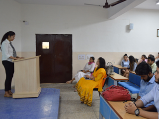 JIMS Rohini organised Guest lecture on How positivity effects communication