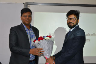 JIMS Rohini organised a guest lecture on Role of Retail & Marketing in Financial Services