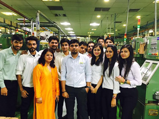 JIMS Rohini PGDM-IB Students at @ NBC Bearings Ltd