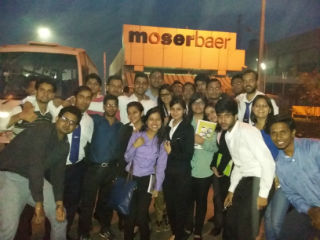 industrial visit to Moser Baer manufacturing plant in Greater Noida