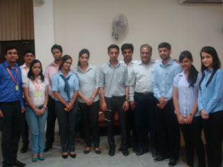 Prof S.C Kapoor, Faculty, JIMS and PGDM- IB Students