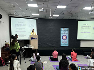 health camp and yoga session