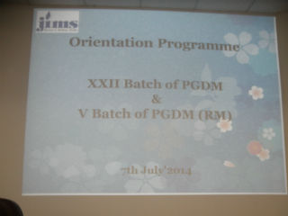 ORIENTATION PROGRAM XXIInd PGDM Batch