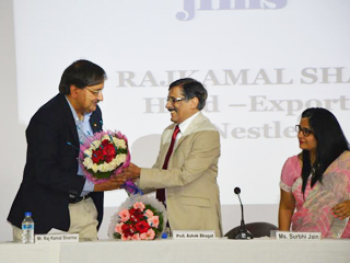 The Chief Guest for the day was Mr Rajkamal Sharma, Head-Exports(NESTLE)