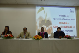 PGDM-IB Orientation programme JIMS Rohini