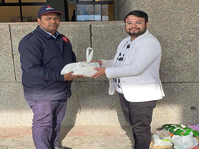 charity to the ground worker