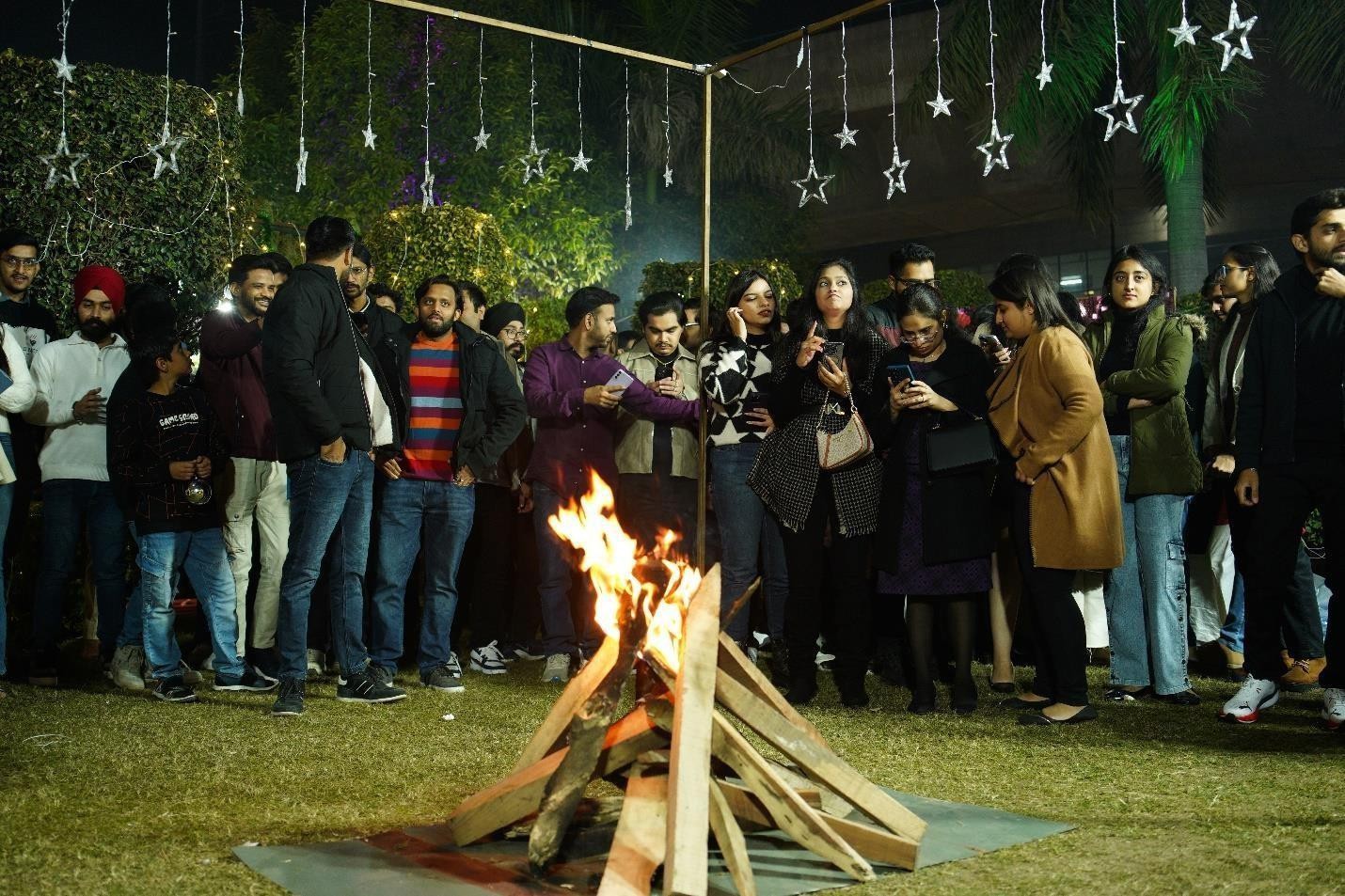 Bornfire on christmas