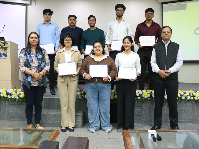 certificate award moment