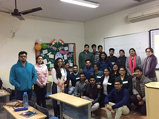 Students of PGDM-IB, Batch 2017-19 ,  JIMS, Rohini Sector-5 Delhi