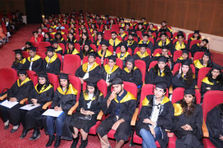 Students of PGDM, PGDM-IB, PGDM –RM, MCA, BCA, BBA streams were rewarded with Degrees and Diplomas respectively.