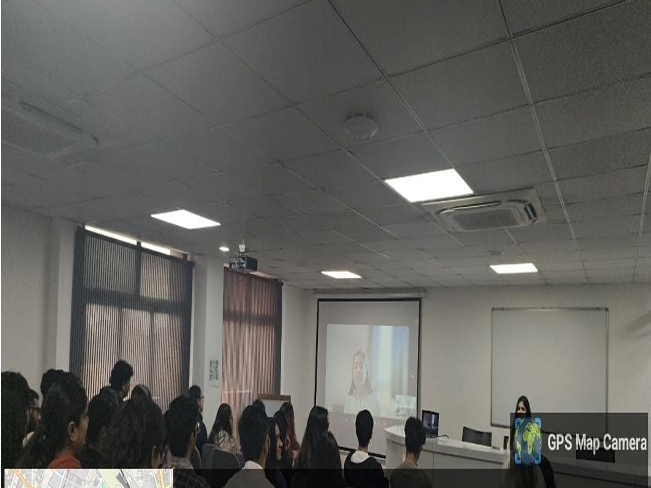 guest speaker addressing students