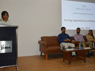 Alumni Interaction Session on Turning Aspirations to Achievements 