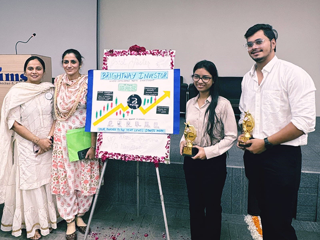 students showcasing startup concepts