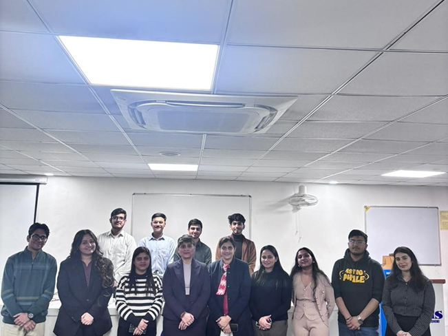 students participating in marketing workshop