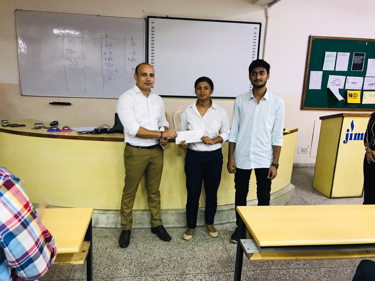 JIMS Rohini organised A General Quiz for PGDM-IB(2019-21) Batch