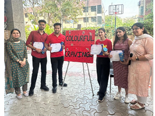 Color Carving Certificate to students JImsRohini