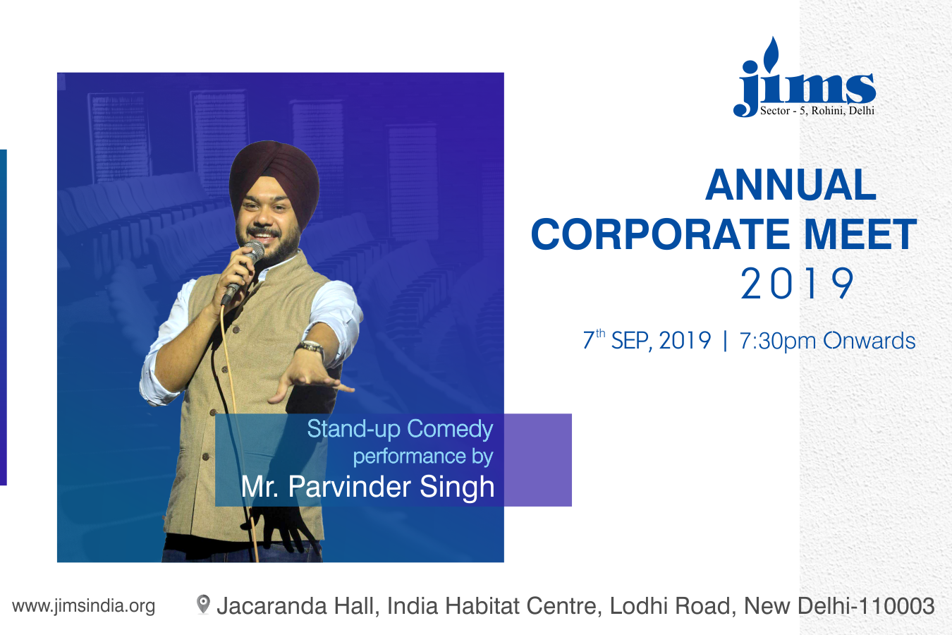 JIMS Rohini Organising  ANNUAL CORPORATE MEET-2019
