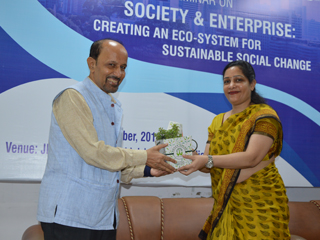 Jims Rohini Organised Seminar on Society and Enterprise -- Creating a Sustainable Eco-system