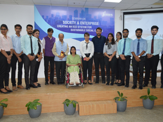 Jims Rohini Organised Seminar on Society and Enterprise -- Creating a Sustainable Eco-system