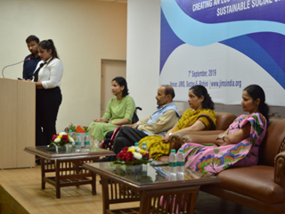 Jims Rohini Organised Seminar on Society and Enterprise -- Creating a Sustainable Eco-system