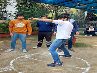 Student Playing Shortput