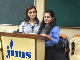 JIMS HR CLUB SAMANAVY organized workshop MANAGING YOUR BSC