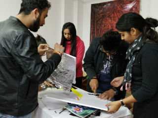 The Art of Visual Display,  JIMS, Rohini Sector-5 Delhi
