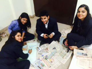 Newspaper making activity