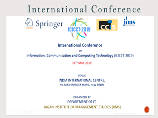 International Conference